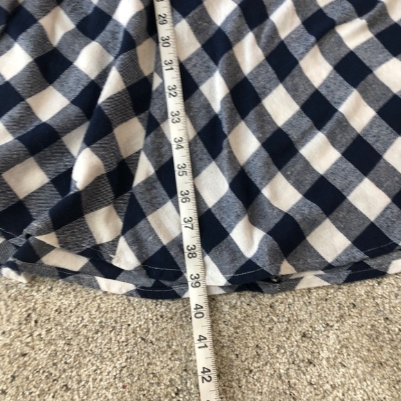 Gingham Plaid 3/4 Sleeve Dress w/ wrap belt - M - Picture 5 of 8